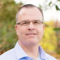 a man wearing glasses