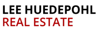 Red text spelling Real Estate on a transparent background in bold uppercase letters.