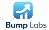 Bump Labs logo with upward arrow and bar chart in blue gradient square icon