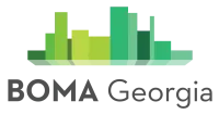 a green and white logo
