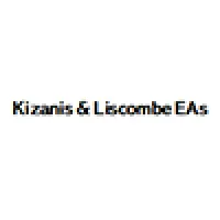 Kizzania & Liscombe East text logo on a white background