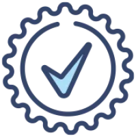 a close up of a logo