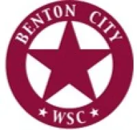 Benton City logo featuring a maroon five-point star inside a circle with text Benton City WSC.