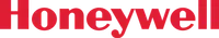 Honeywell company logo with red text on a transparent background
