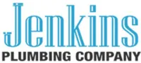 Jenkins Plumbing Company logo featuring the name in blue and black text on a white background
