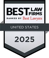 Badge for Best Law Firms ranked by Best Lawyers in the United States for 2025.
