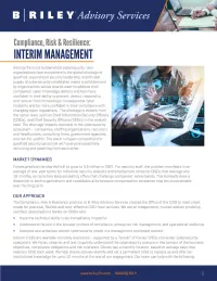 Interim Management cover