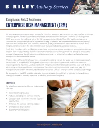 Enterprise Risk Management (ERM) cover