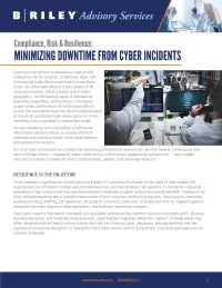 Minimizing Downtime from Cyber Incidents cover