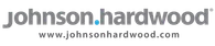 Johnson Hardwood logo with website URL www.johnsonhardwood.com in grey and blue colors.