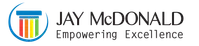 a black and white logo
