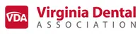 Virginia Dental Association logo with red VDA icon and text in red and gray on white background
