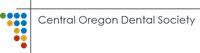 Central Oregon Dental Society logo with colorful circular dots forming a 'T' shape