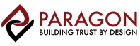a black background with red text