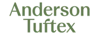 Anderson Tuftex logo with green text on a transparent background.