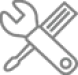 a black and white image of a flag