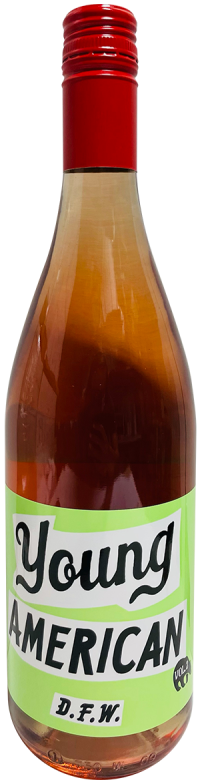 Young American Rosé bottle