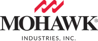 Mohawk Industries logo with stylized red double M symbol and black text on transparent background.