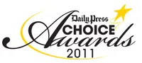 Daily Press Choice Awards 2011 logo with black and yellow design elements including a star.