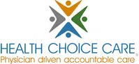 Health Choice Care logo with colorful abstract human figures above the company name and tagline