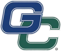 Interlocking GC letters logo with blue G and green C outlined in white and gray on transparent background.