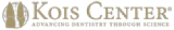 Kois Center logo with tagline Applied Dentistry Through Science in gold and brown colors
