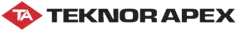 Teknor Apex logo with red diamond and white TA letters next to bold black Teknor Apex text