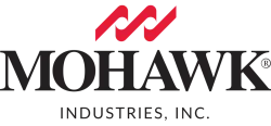 Mohawk Industries Inc. logo featuring red stylized M above bold black text.