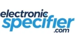 Electronic Specifier logo with black and blue text on white background