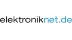 elektroniknet.de logo with black and blue text on a white background