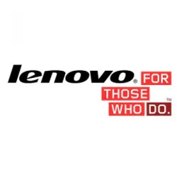 Lenovo logo with tagline FOR THOSE WHO DO in red blocks on white background