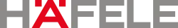 a red and black logo