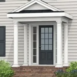 a house with a garage