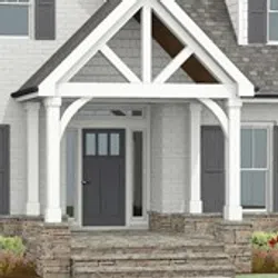 a house with a garage