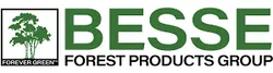 Besse Forest Products Group logo with green tree icon and bold green text on white background