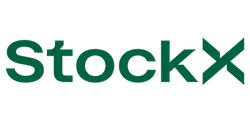 StockX logo with green text on a transparent background representing the online marketplace for sneakers and streetwear.