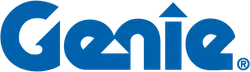 Blue Genie logo with stylized text and a registered trademark symbol