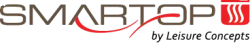 SMARTOP logo with stylized red and brown text and three red heat waves icon by Leisure Concepts