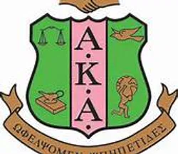 a green and white shield