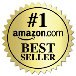 Gold seal badge with #1 amazon.com Best Seller text indicating top-selling product status.