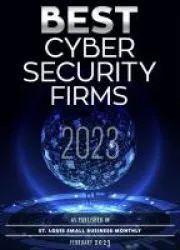 Best cyber security firms 2023 with futuristic digital globe on dark blue background
