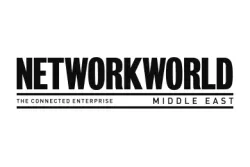 NetworkWorld Middle East logo with tagline The Connected Enterprise in black and white.