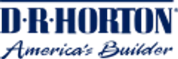 D R Horton logo with tagline America's Builder in blue text on a white background