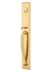 a white door handle