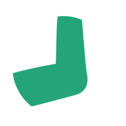 Simple green sock icon with a solid fill on a transparent background