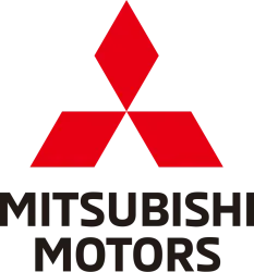 a black and red logo