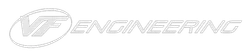 VF Engineering logo with stylized VF letters inside an oval and the word ENGINEERING in bold futuristic font.