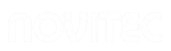 Novitec logo in bold white letters on a black background