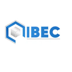 IBEC logo with a 3D white cube inside a blue hexagon, representing the International Institute of Building Enclosure Consultants.