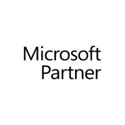 Logo indicating Microsoft Partner status with professional design elements.
